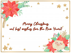 Merry Christmas and best wishes for the New Year!!